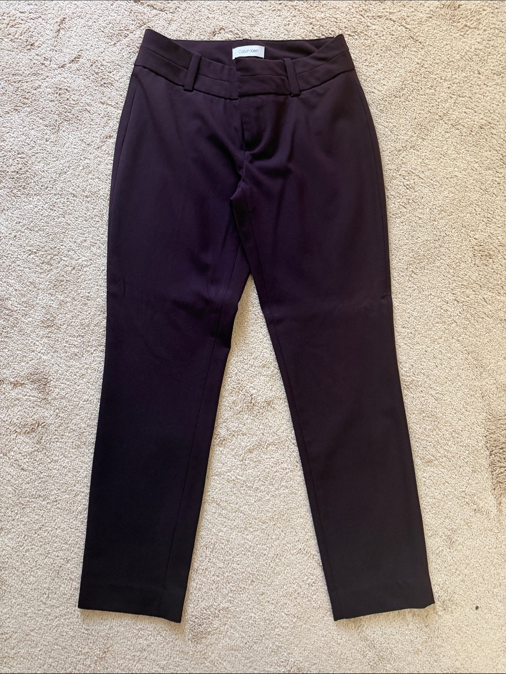 Calvin Klein Men’s Dark Brown Dress Pants